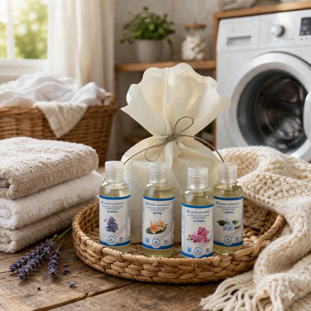 Kit Floreale di 4 essenze per bucato