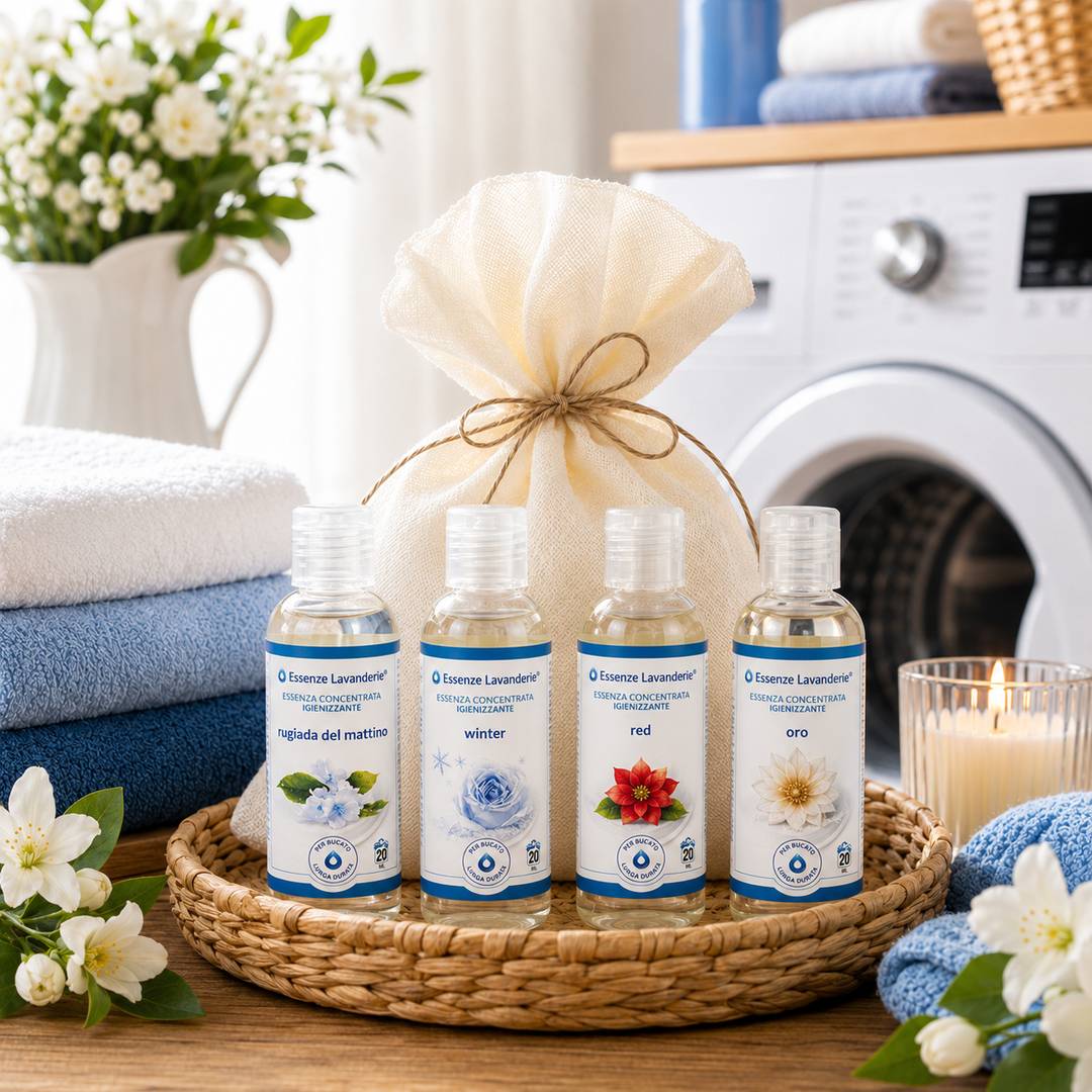 Kit Pulito di 4 essenze per bucato