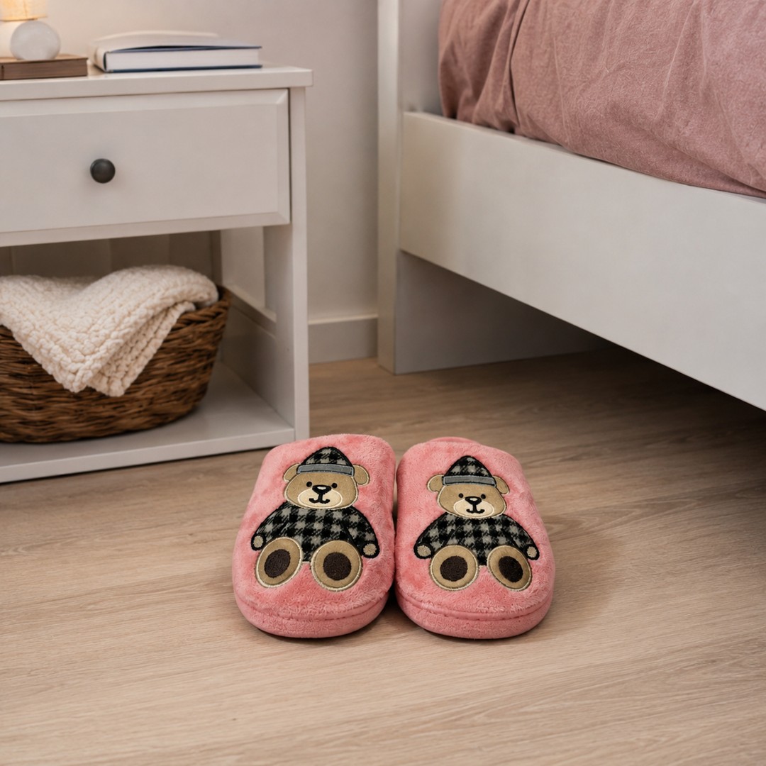 Ciabatte Teddy rosa 39-40