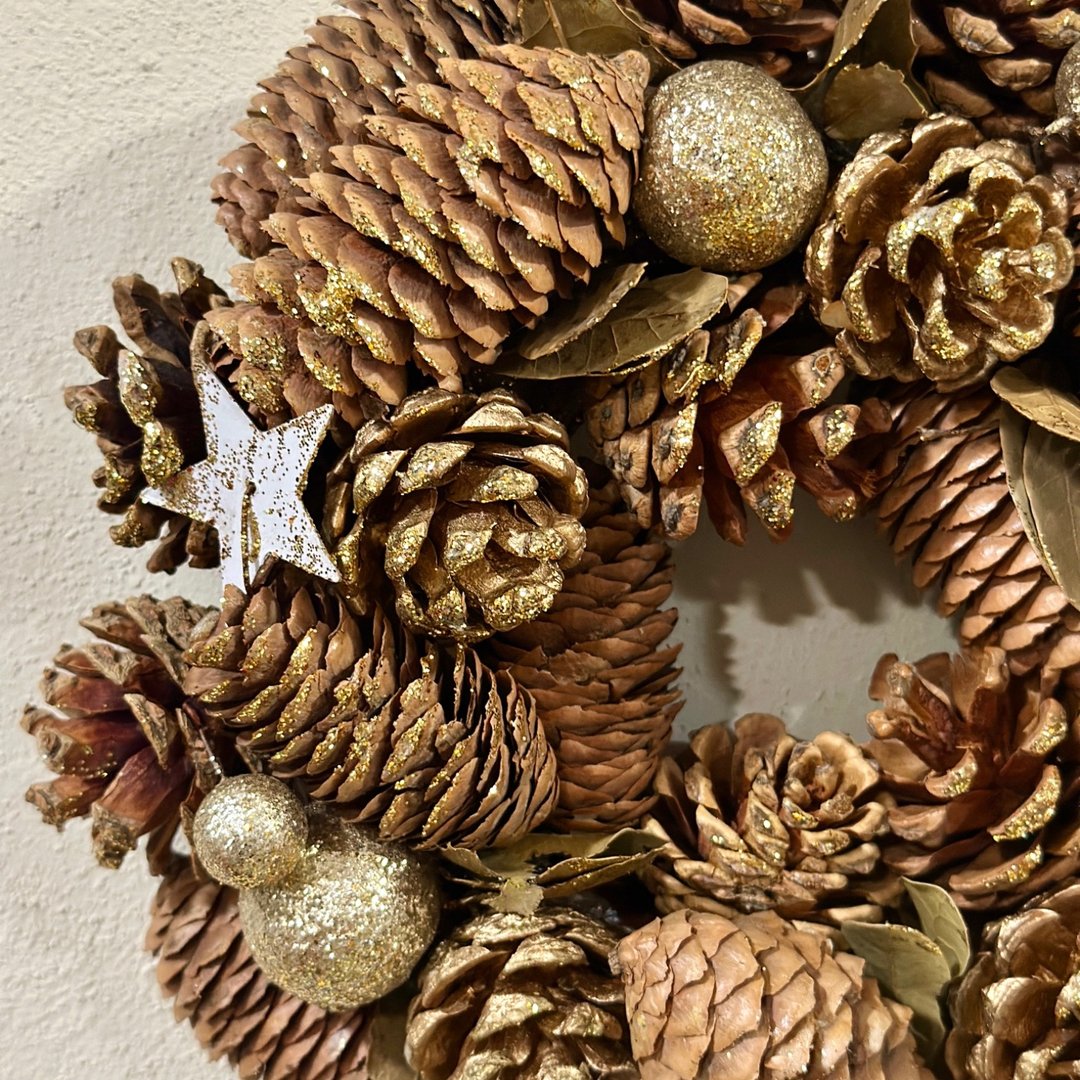 Ghirlanda con stelle oro - immagine 3