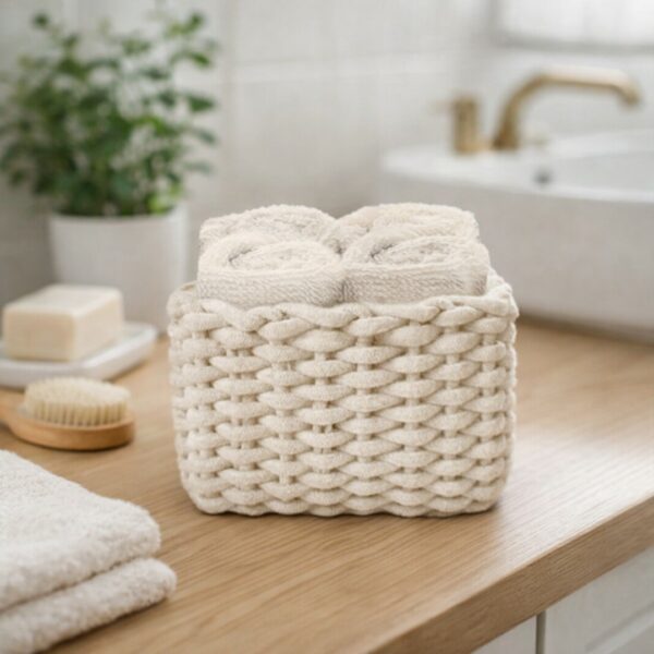 Set di 4 lavette Classic naturale