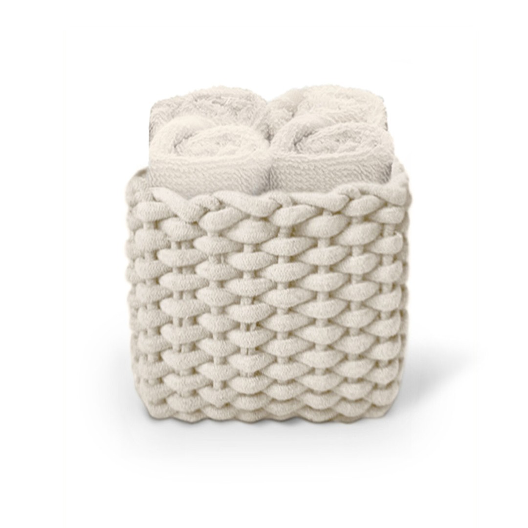 Set di 4 lavette Classic naturale - immagine 2