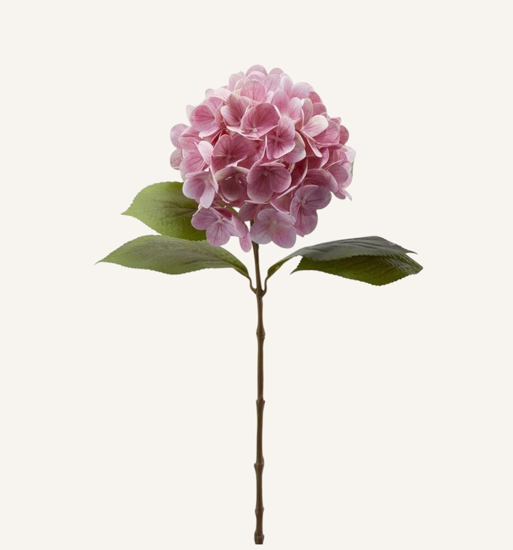 Ramo Ortensie rosa 60 cm - immagine 2