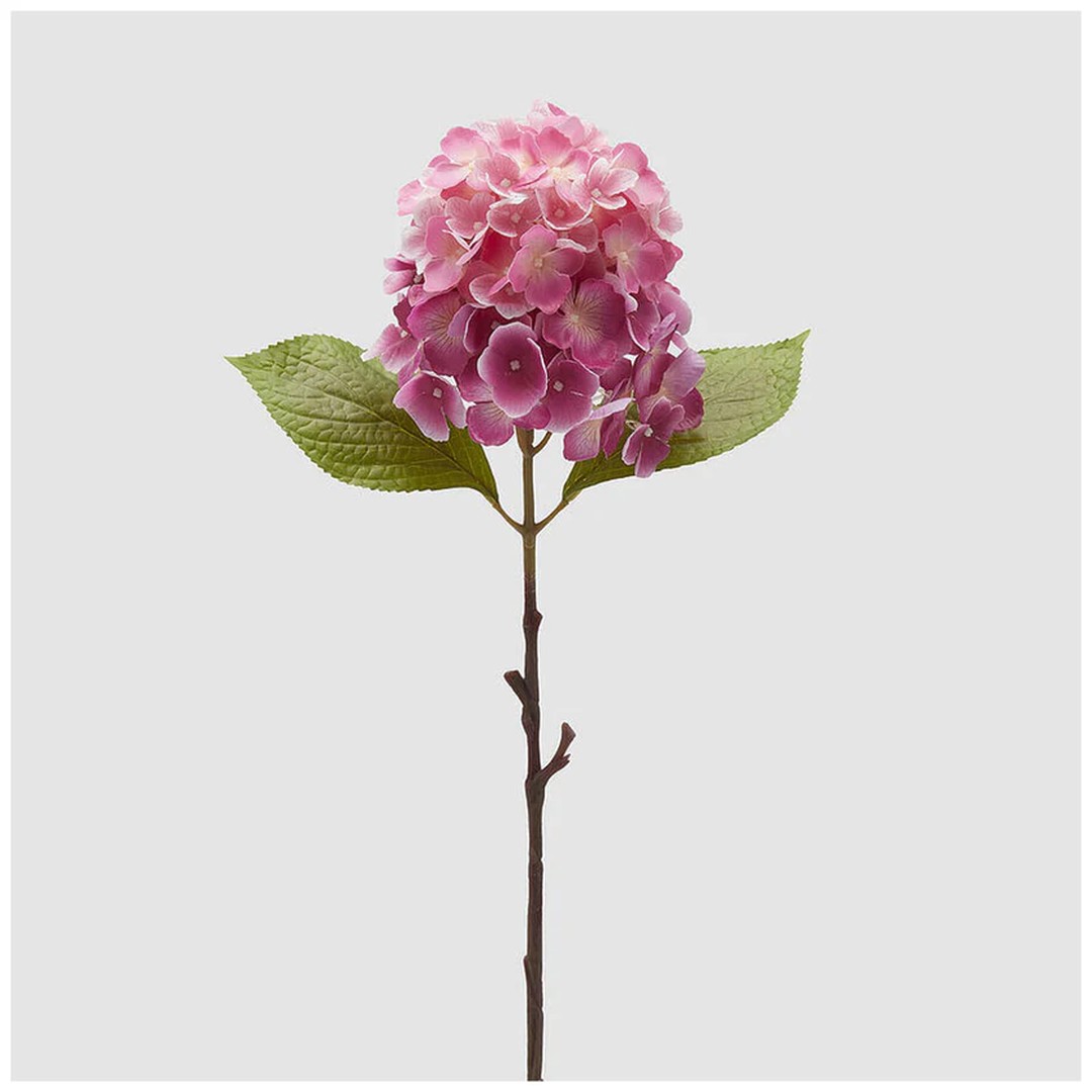 Ramo Ortensie fucsia 80 cm - immagine 2