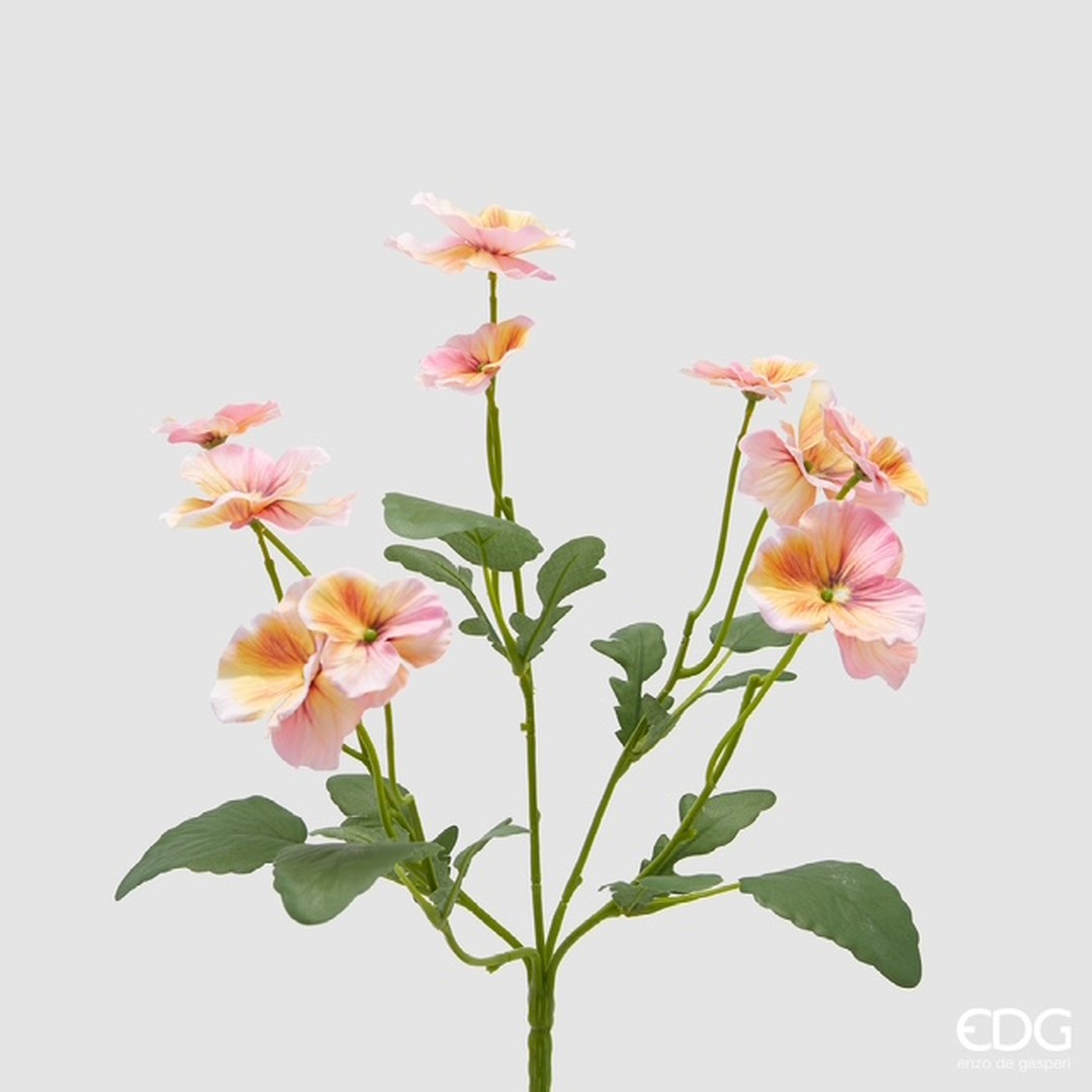 Mazzo di Pansè rosa 35 cm - immagine 2