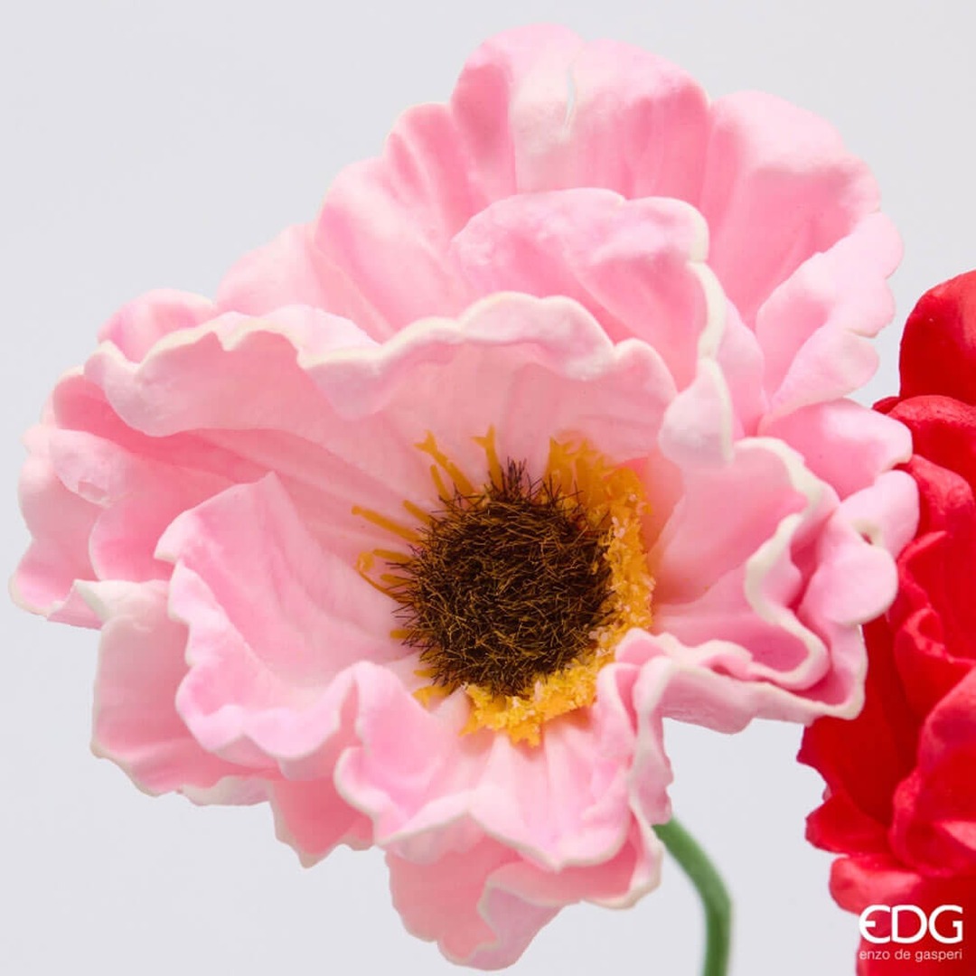 Mazzo artificiale di Papaveri rosa - immagine 2