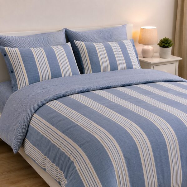 Parure copripiumino Righine blu