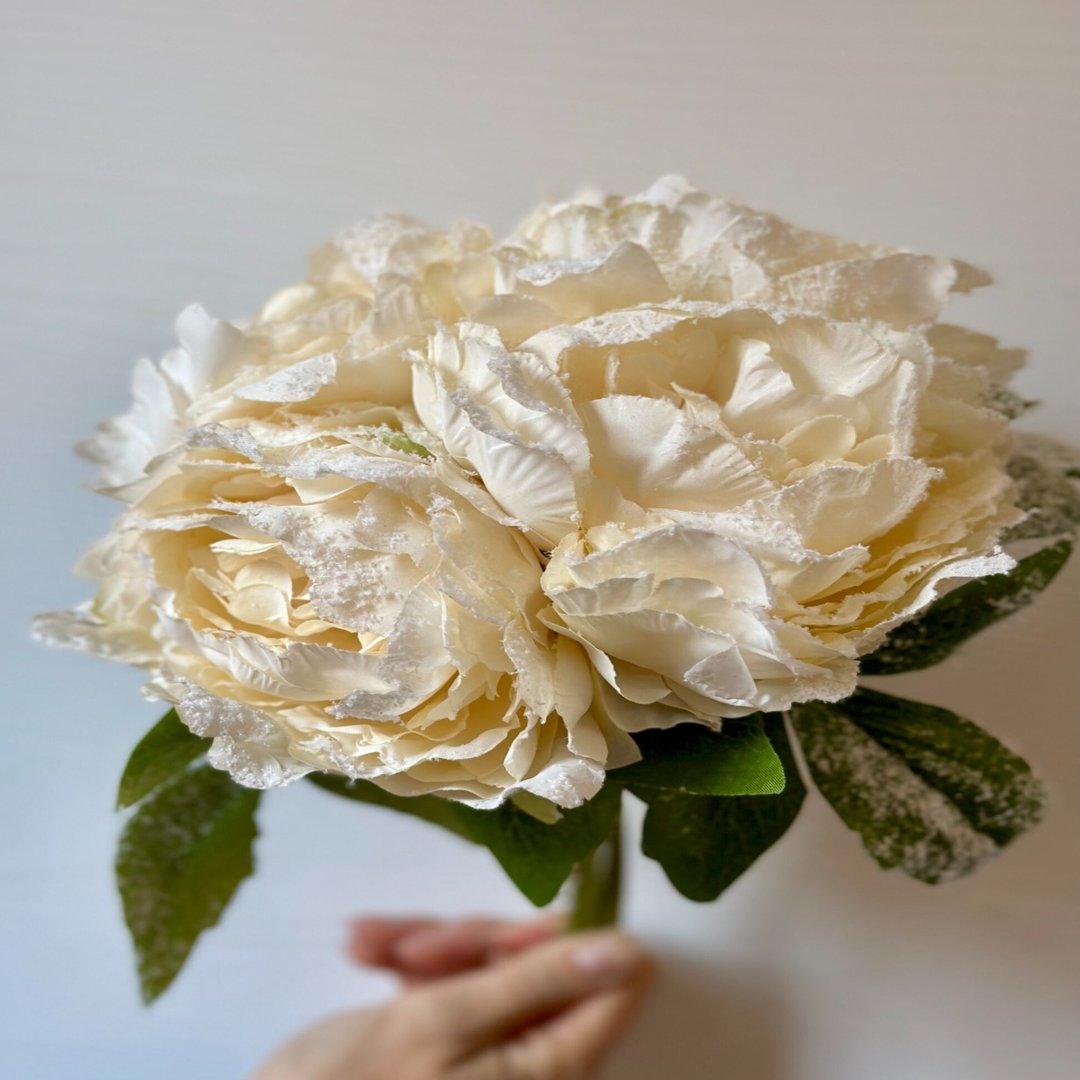 Bouquet peonie bianche - immagine 3