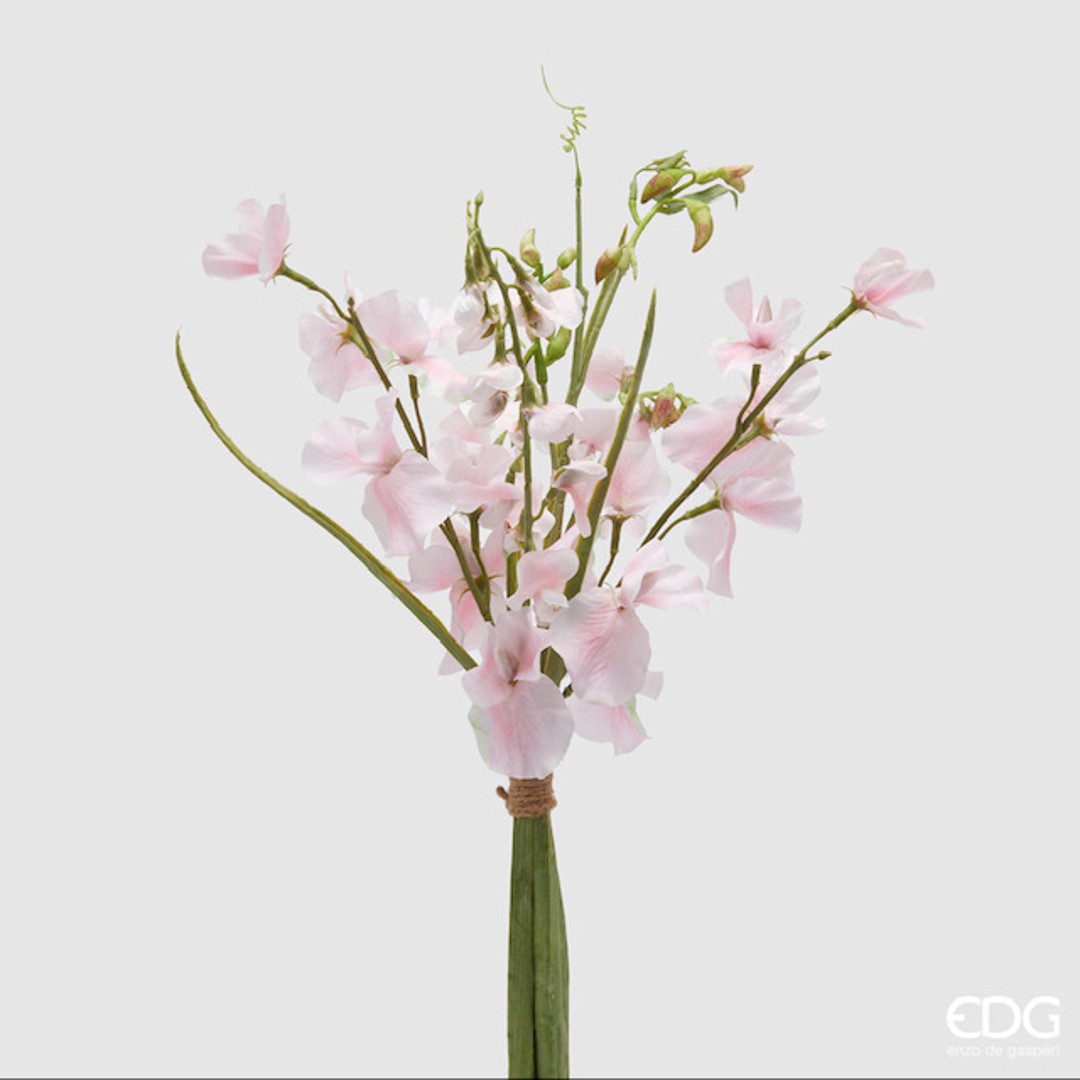 Mazzo di Pisello odoroso rosa 43 cm - immagine 2