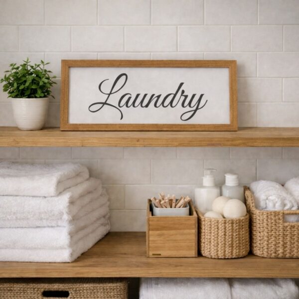 Quadro Laundry scuro