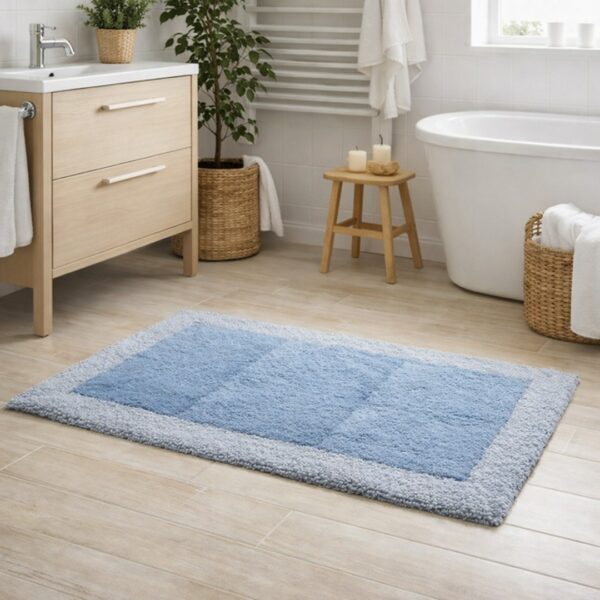 Tappeto Shade azzurro - cenere 60x90 cm