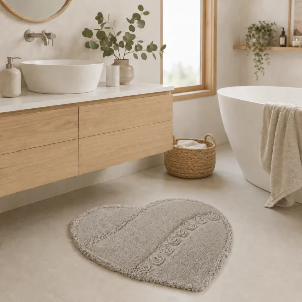 Tappeto Rose Romance grigio