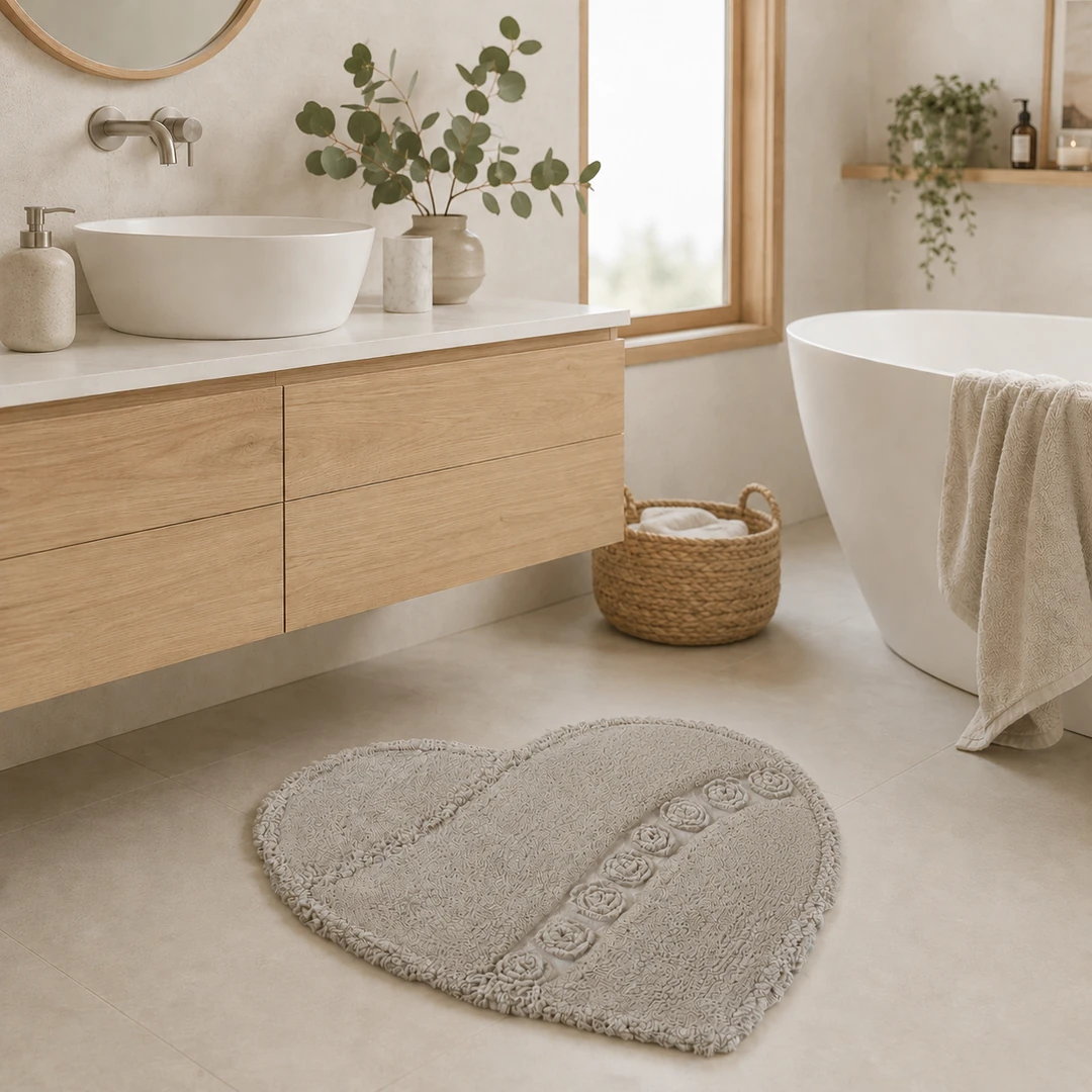 Tappeto Rose Romance grigio