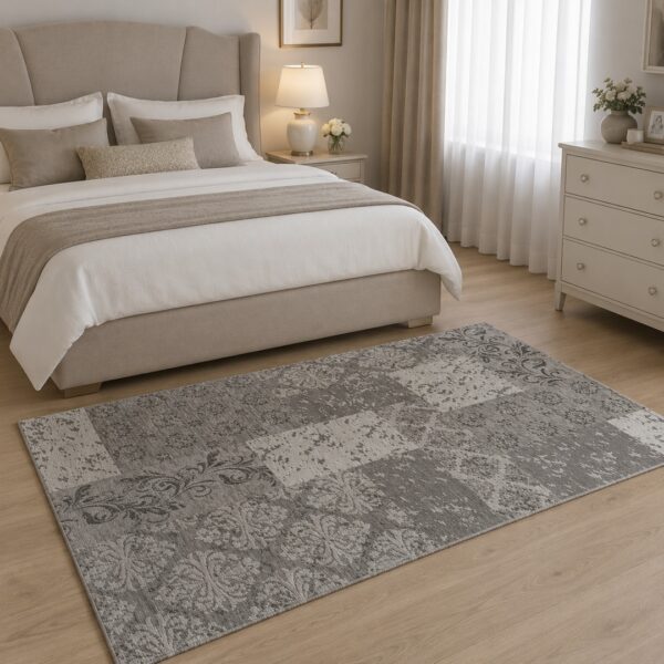 Tappeto Saturno grigio 85x150