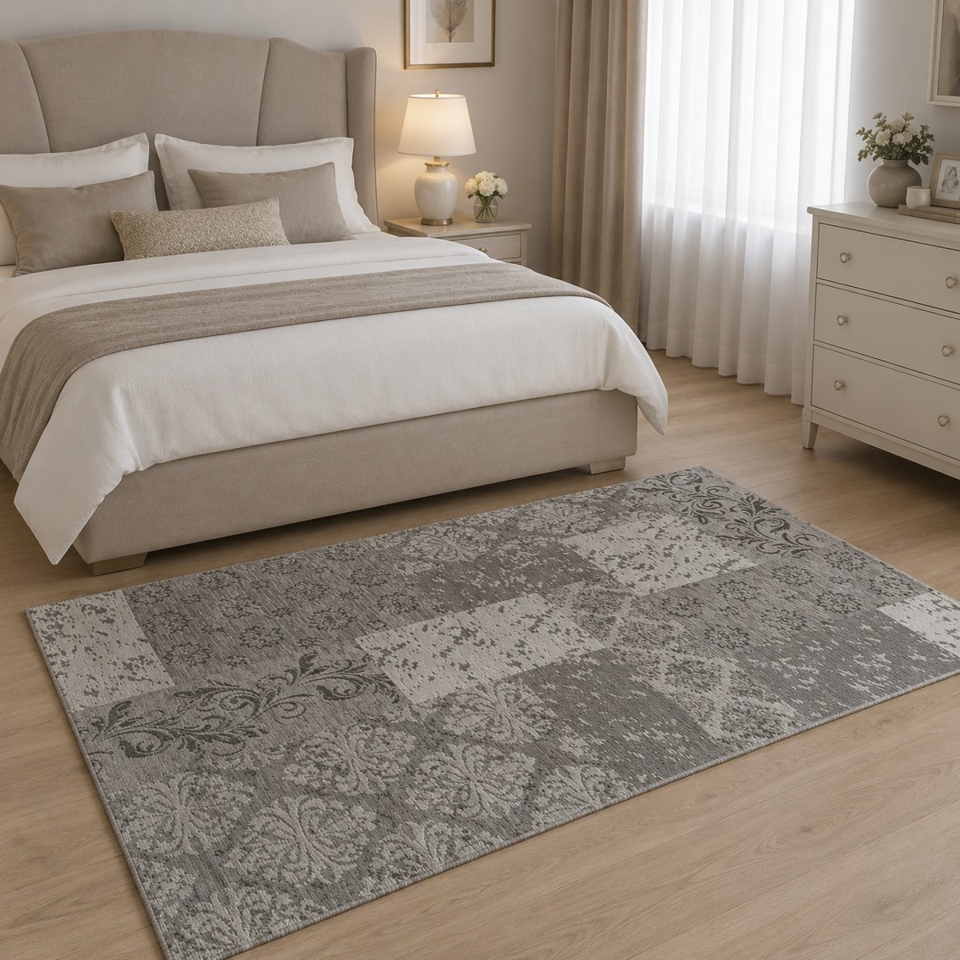 Tappeto Saturno grigio 85x150