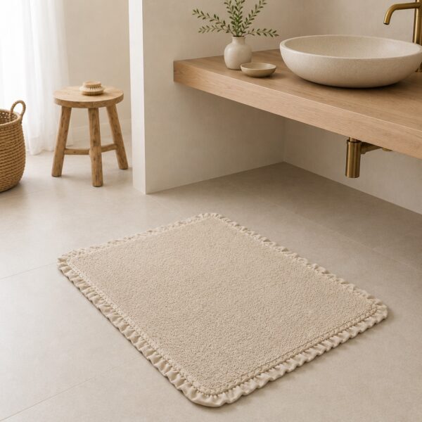 Tappeto Volant beige 50x40 cm
