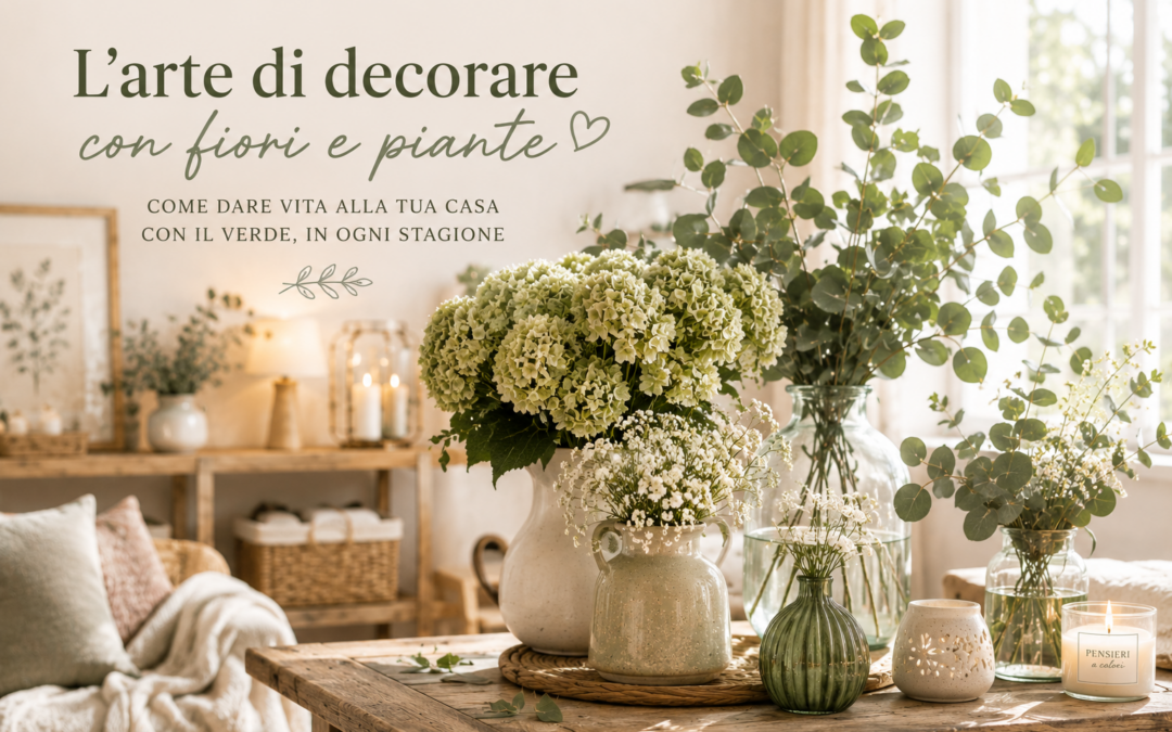 5° lezione – L’ARTE DI DECORARE CON FIORI E PIANTE ARTIFICIALI