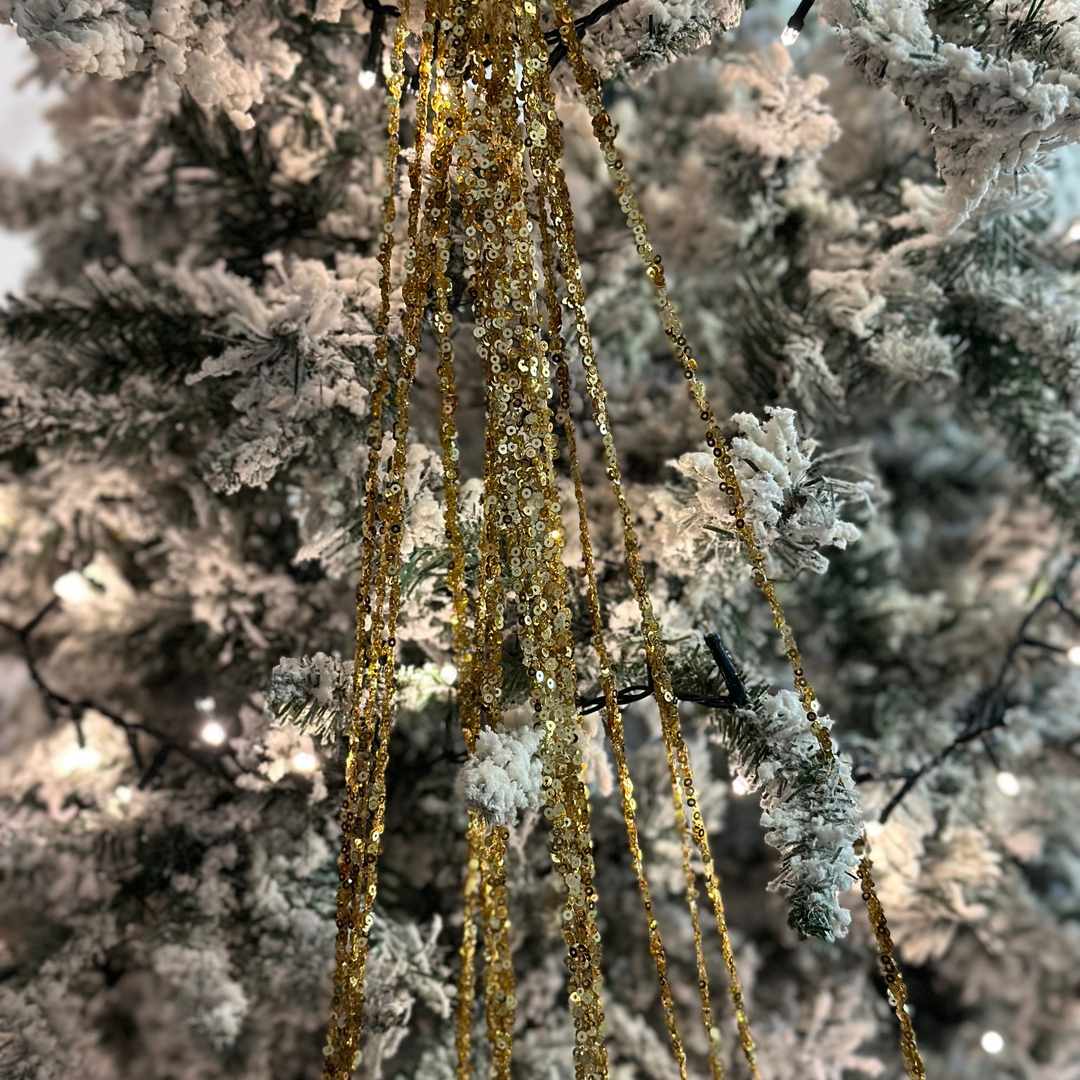 Tris di pick decorativi glitterati oro - immagine 2