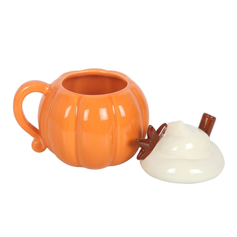 Tazza con coperchio Crema di zucca - immagine 2