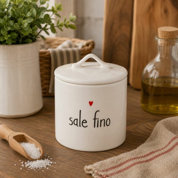 Barattolo Sale fino cuoricino