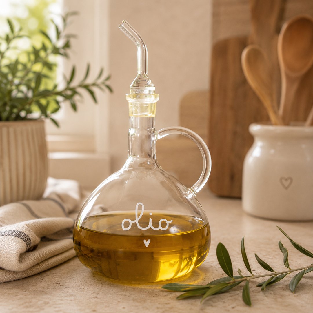 Bottiglia Olio cuore