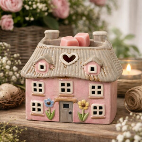 Casetta bruciatore per cere e oli Cottage