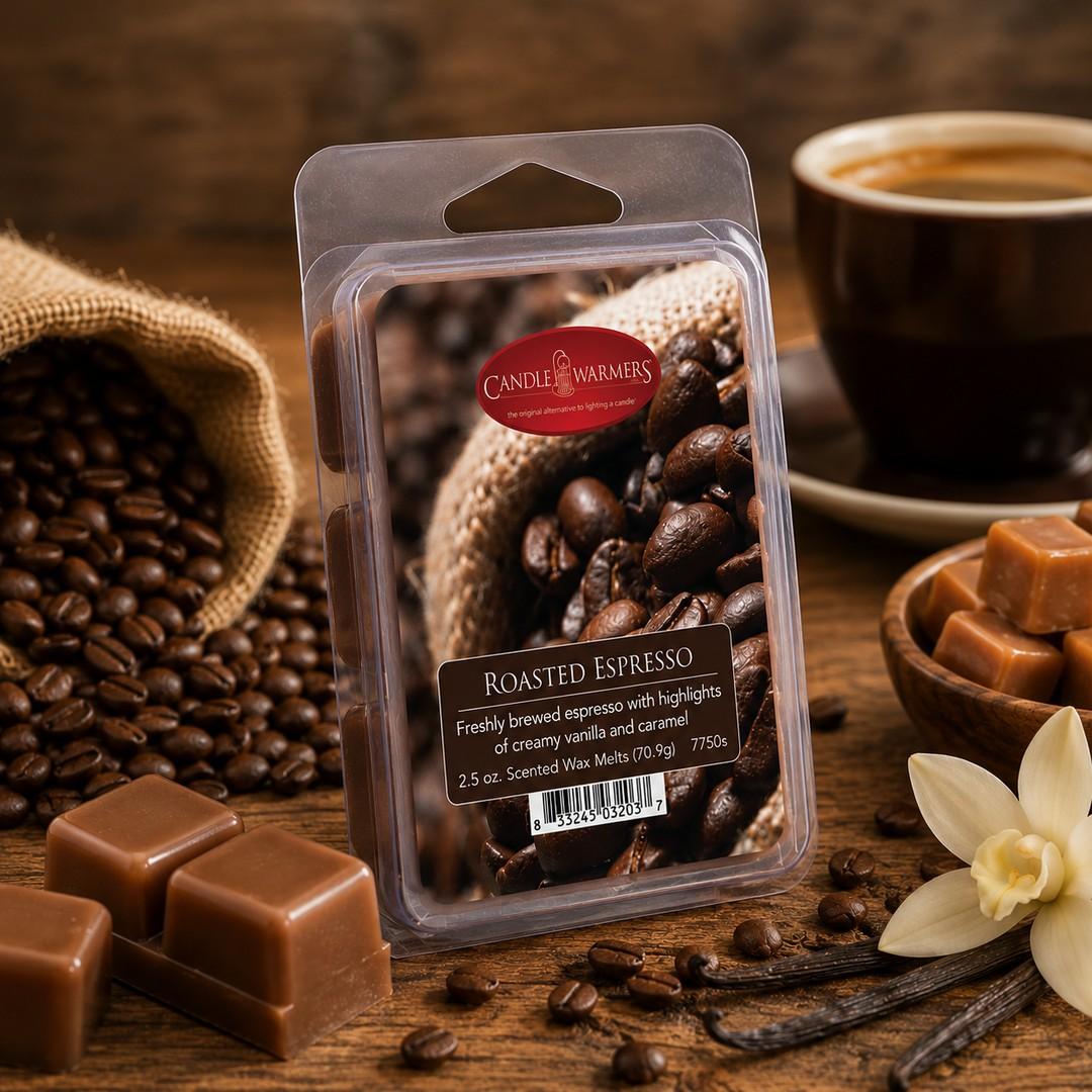 Cera profumata Roasted espresso da 6