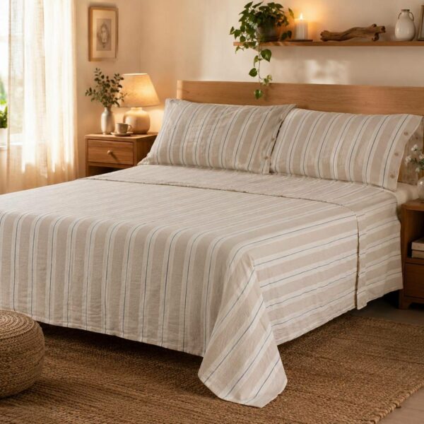 Completo letto Matilde naturale dis. 10 matrimoniale