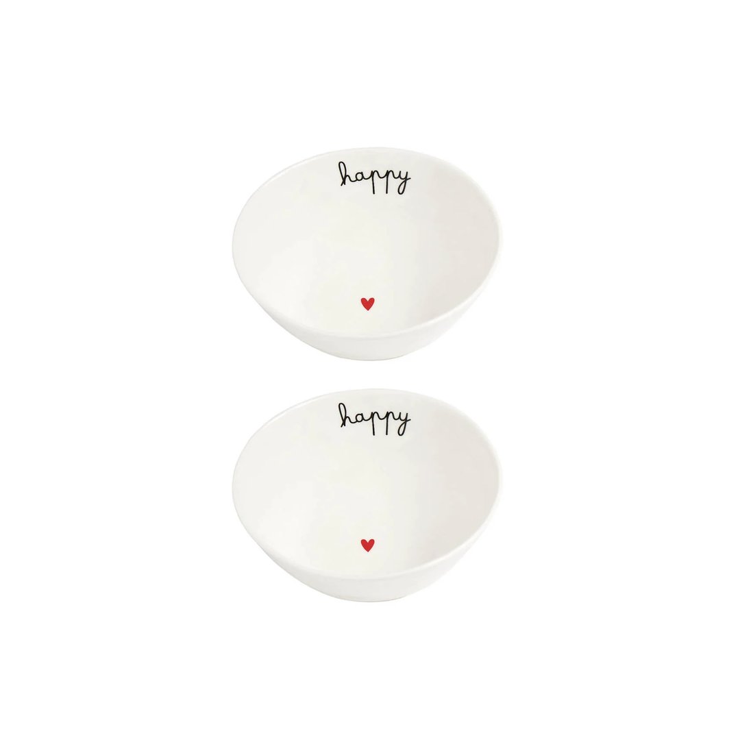 Set due ciotole Happy - immagine 2