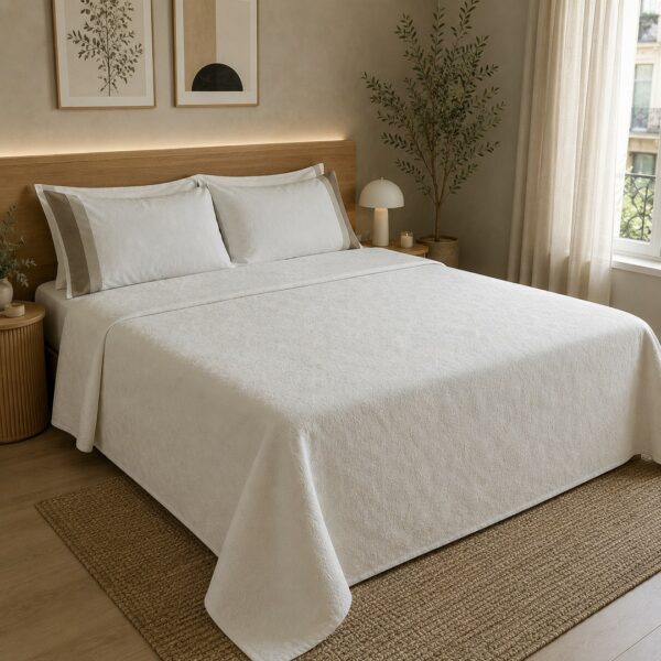 Copriletto Romance bianco
