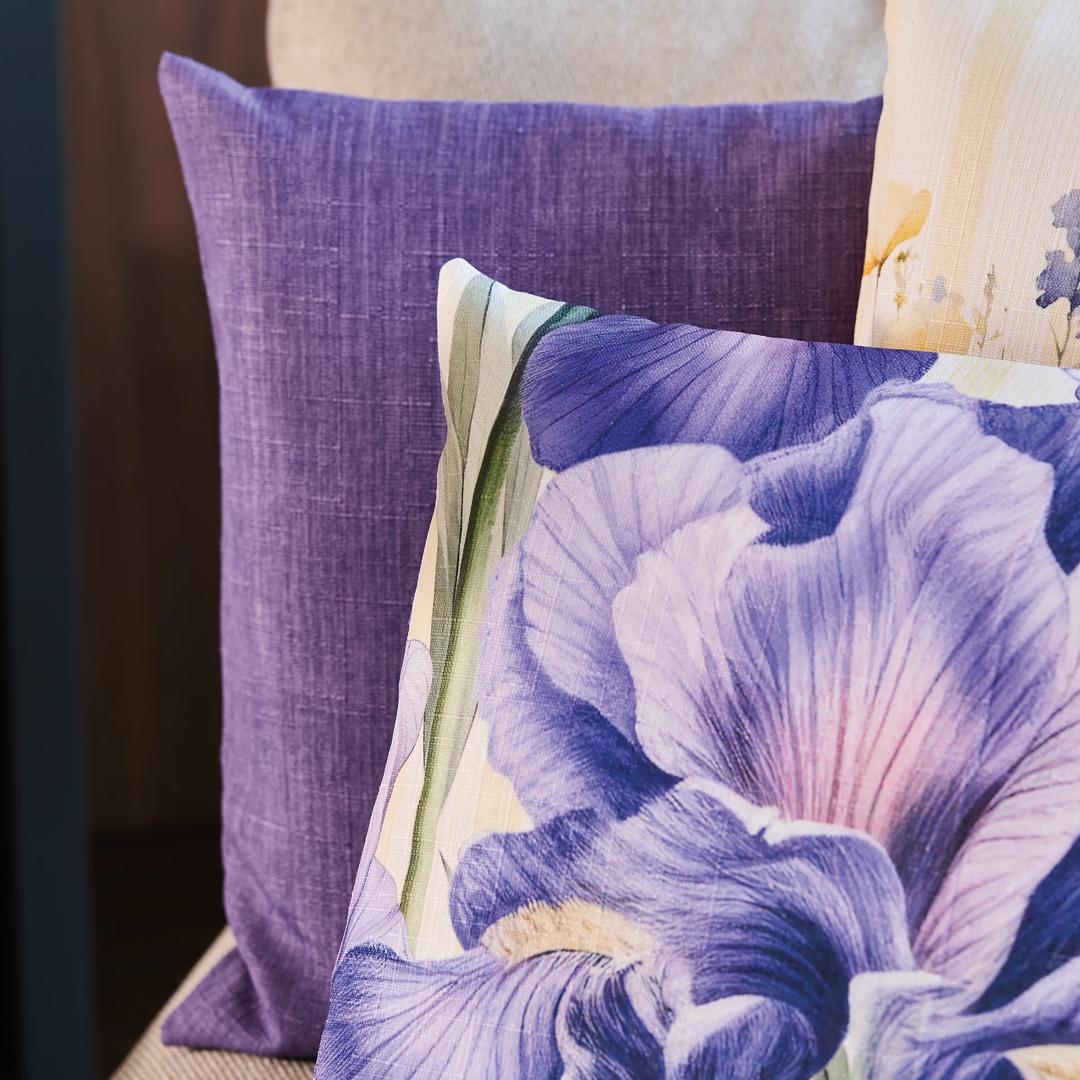 Fodera per cuscino arredo Rinascita iris 40x40 - immagine 2