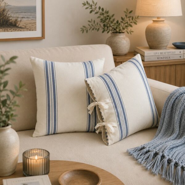 Cuscino arredo Atelier blu