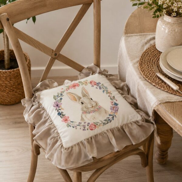 Cuscino per sedia Bunny ghirlanda