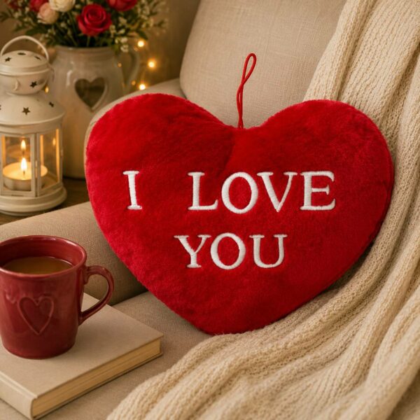 Cuscino Rosso a Cuore