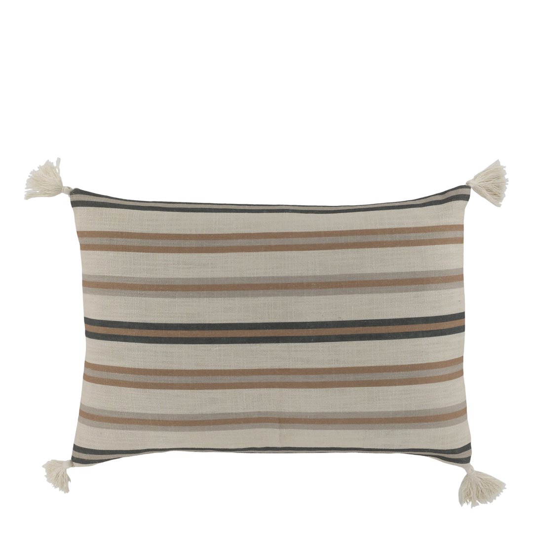 Cuscino arredo Righe marroni - immagine 2
