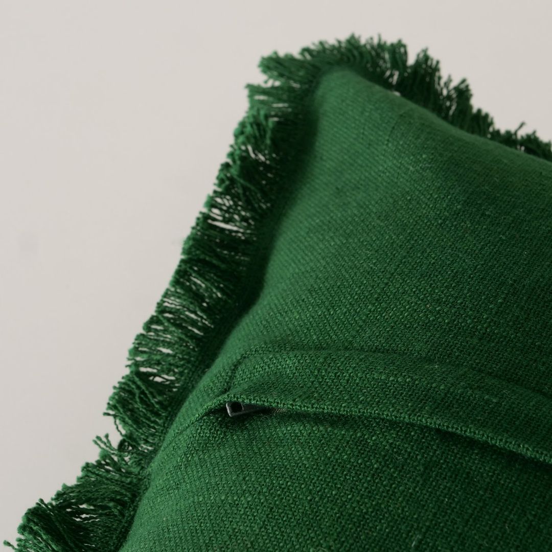 Cuscino arredo rettangolare Lenea verde bosco - immagine 3
