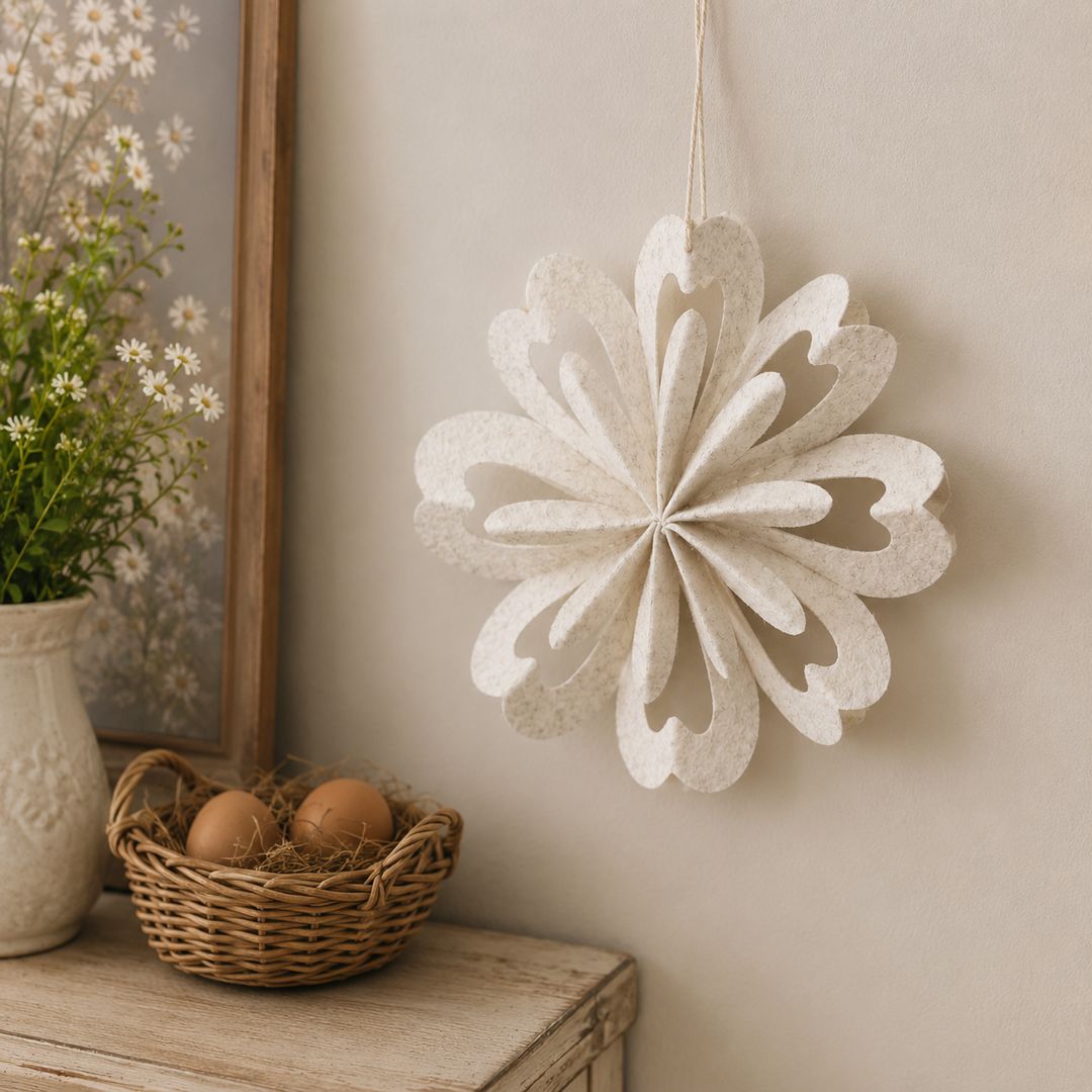 Decoro appendibile Kassio panna piccola