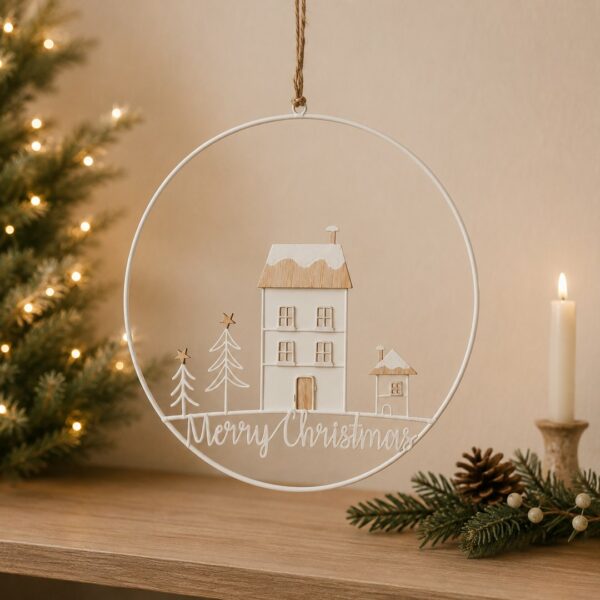 Decoro fuoriporta Mina Merry Christmas