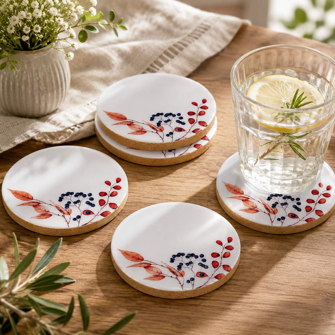 Set quattro sottobicchieri brinja chiaro