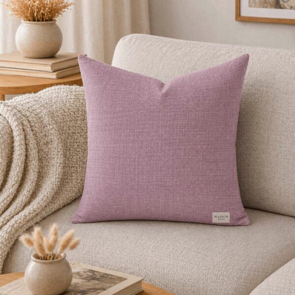 Fodera per cuscino arredo lilla 40x40