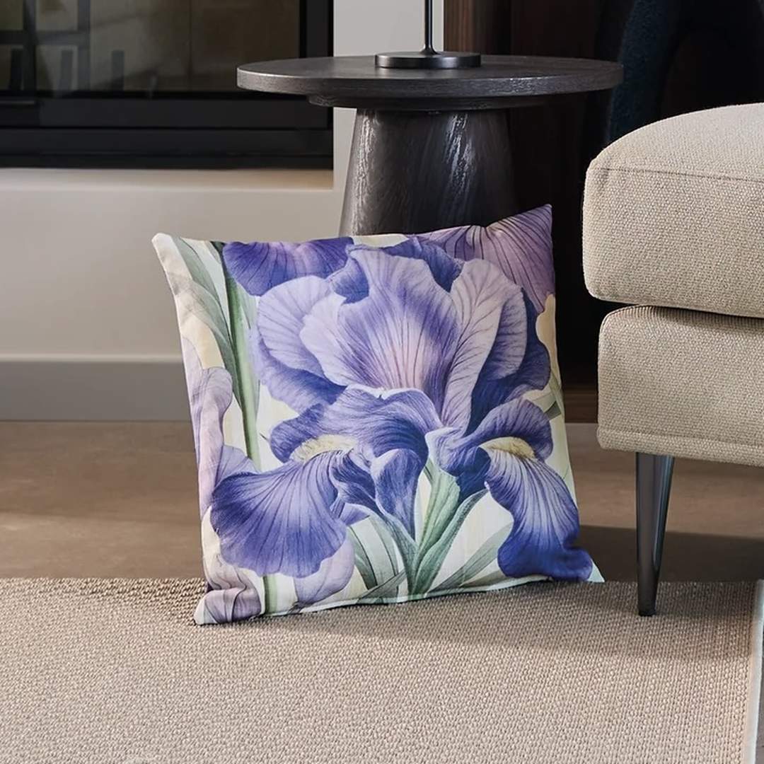 Fodera per cuscino arredo Rinascita iris 40x40