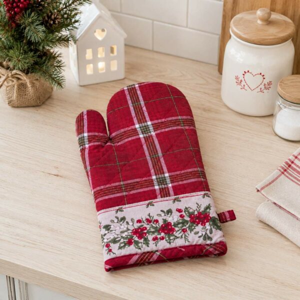 Guanto da cucina Agrifoglio tartan
