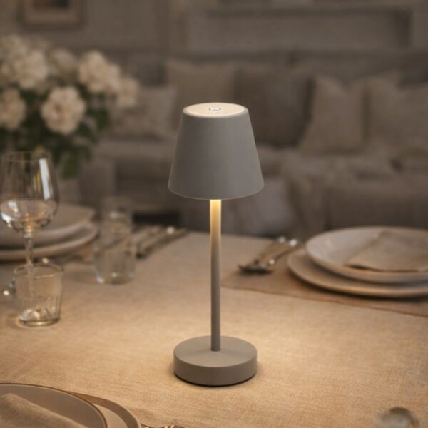 Lampada a led grigia