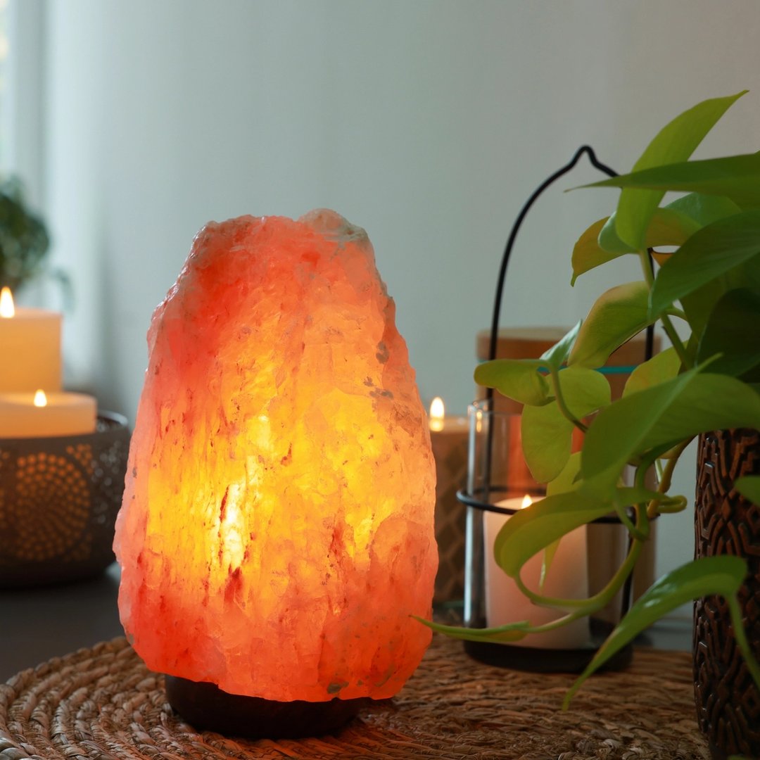 Lampada di sale himalayano grande