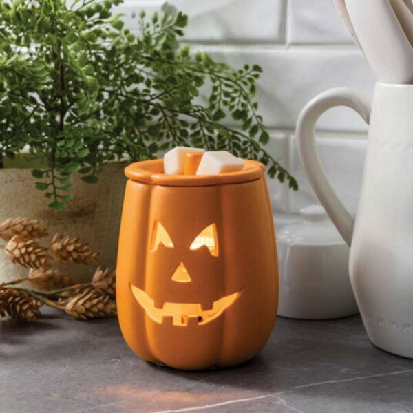 Lampada con diffusore per cere e oli Zucca Halloween