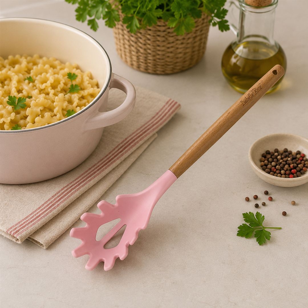 Mestolo per spaghetti rosa