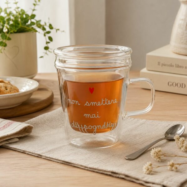 Mug infusore Non smettere mai di sognare