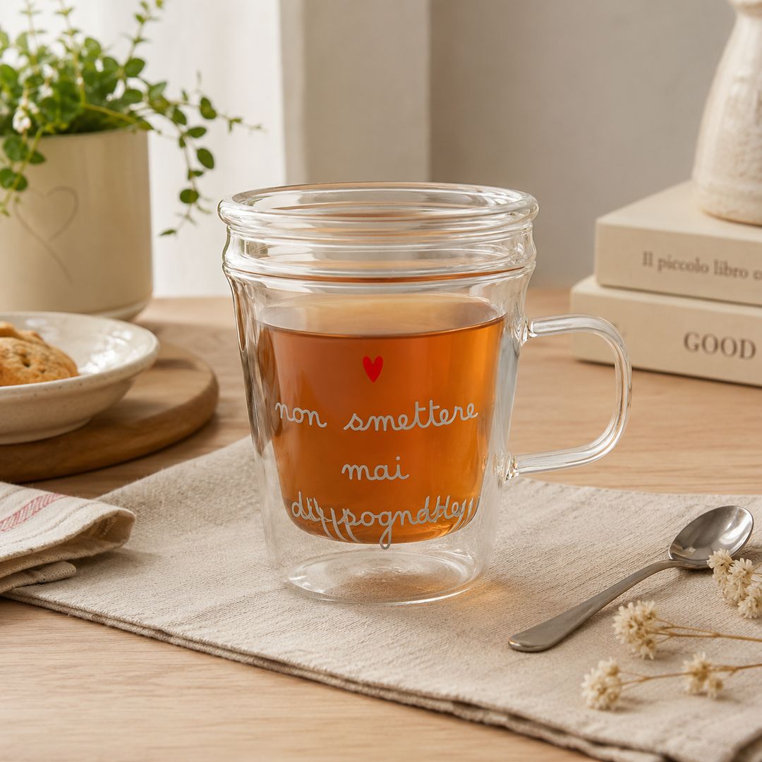 Mug infusore Non smettere mai di sognare