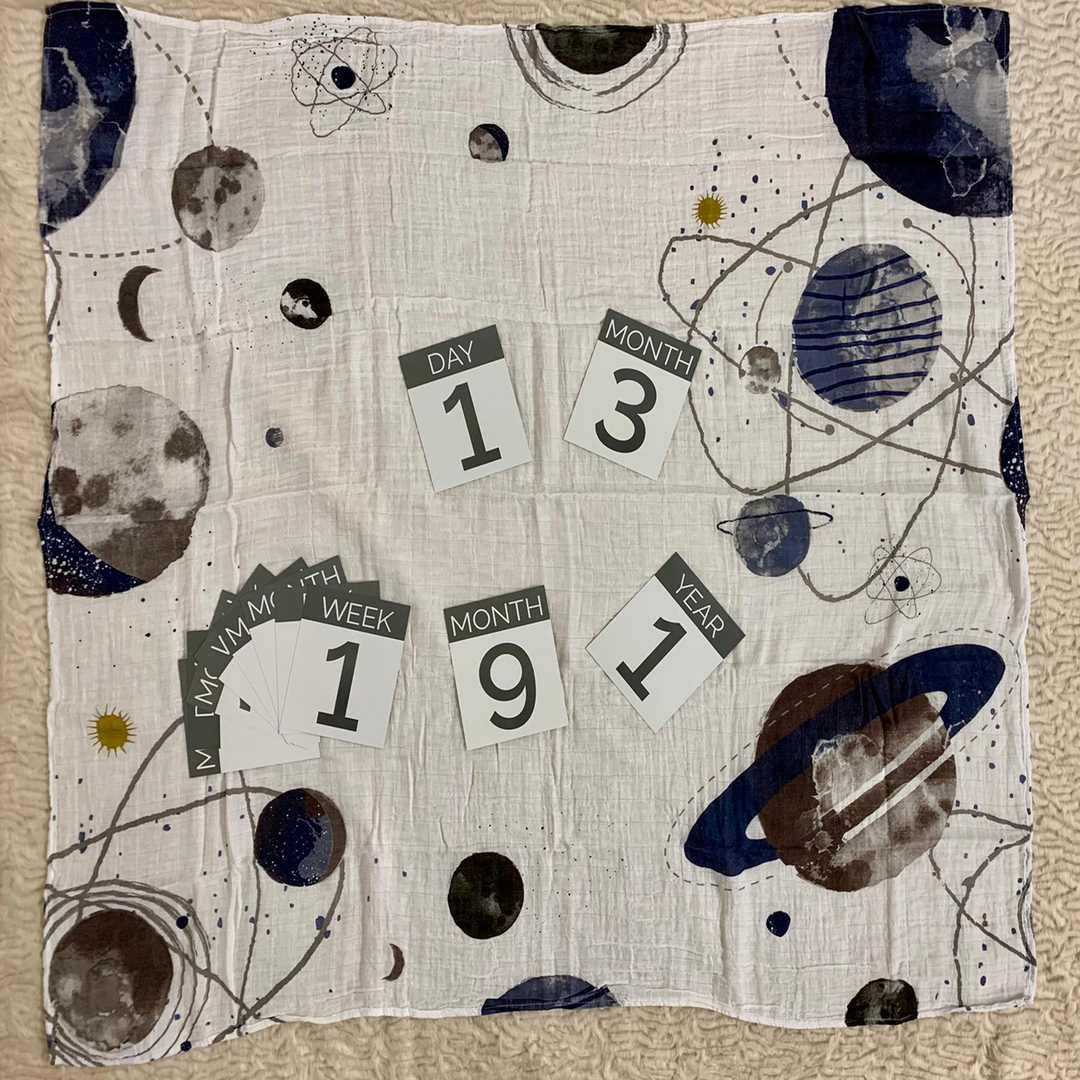 Mussolina pianeti kit primo anno bimbo - immagine 2