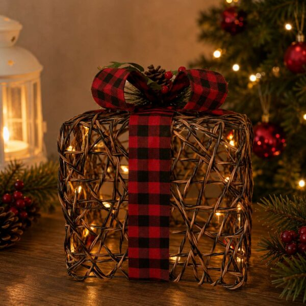 Pacco regalo grande in rattan